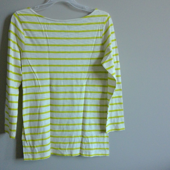 Old Navy Lime Green/Off White Striped Sequin Top - Picture 7 of 7